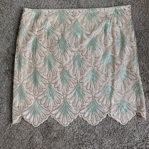 NWT Sequined mini skirt